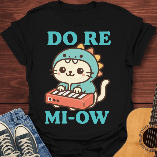 Do Re Mi-Ow Kawaii Cat T-Shirt