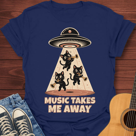 Music Takes Me Away T-Shirt