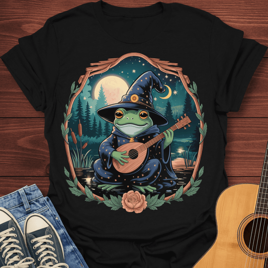 Witchy Frog Playing Lute T-Shirt
