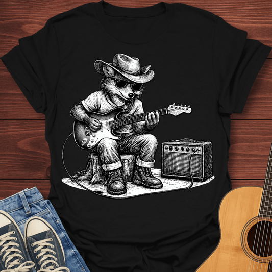 Outlaw Fox Guitarist T-Shirt