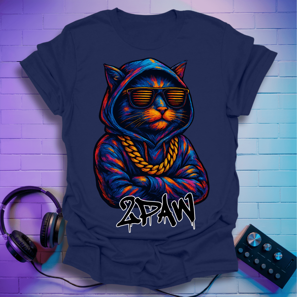 2PAW Cat Hoodie T-Shirt