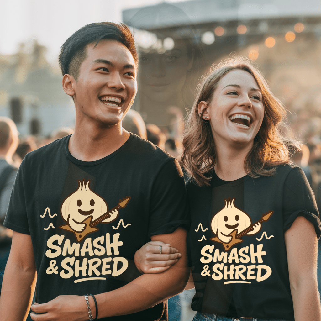 Smash & Shred Garlic Guitar T-Shirt