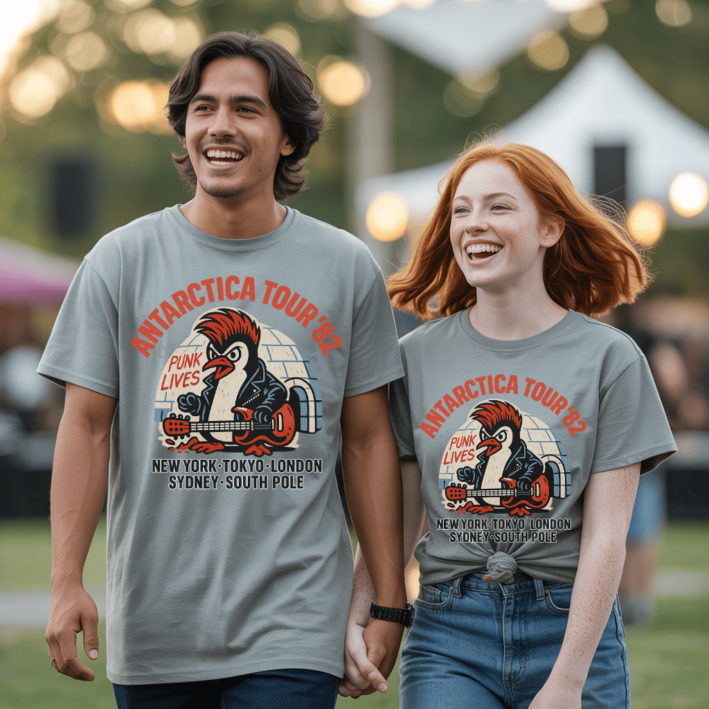 Antarctica Tour ’82 Penguin T-Shirt
