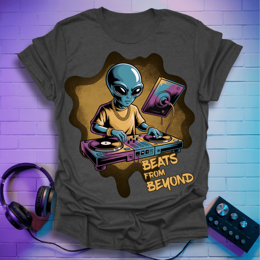 Beats From Beyond – Alien DJ T-Shirt