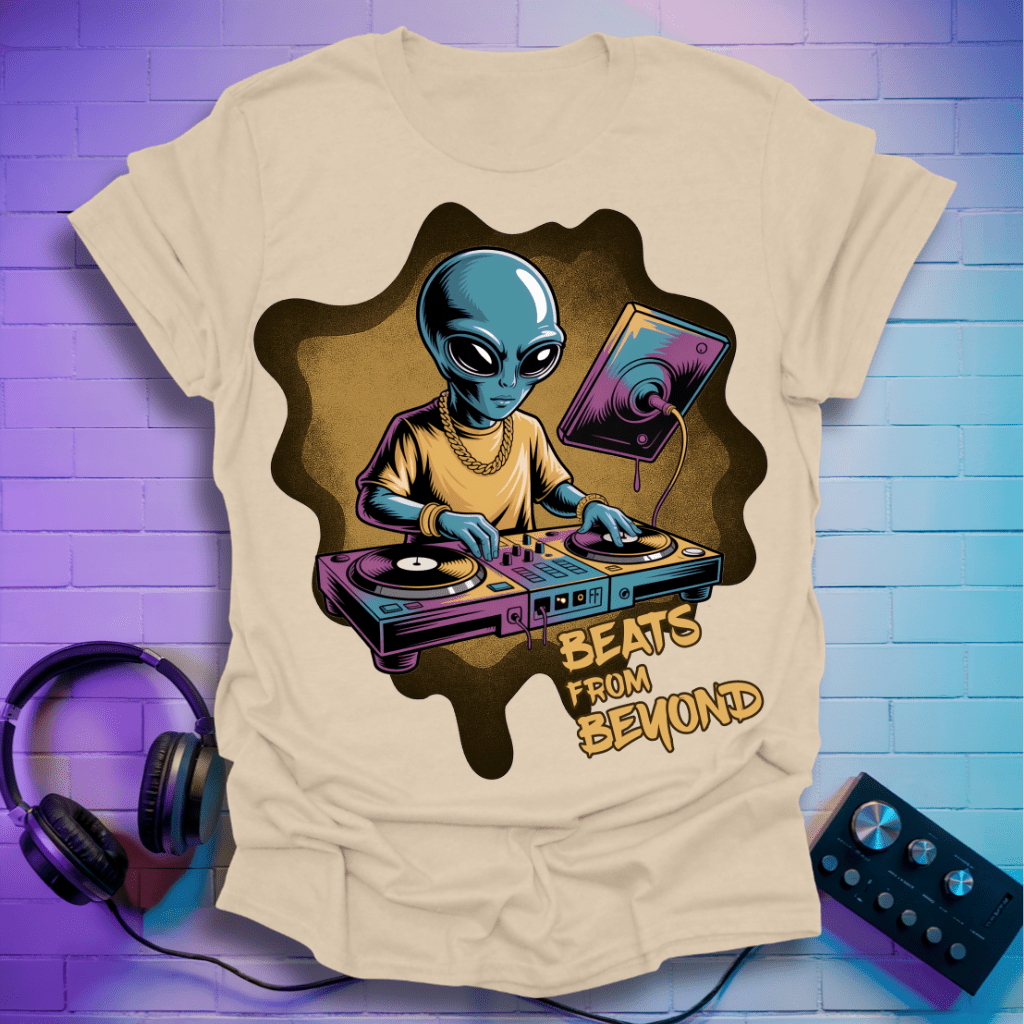 Beats From Beyond – Alien DJ T-Shirt