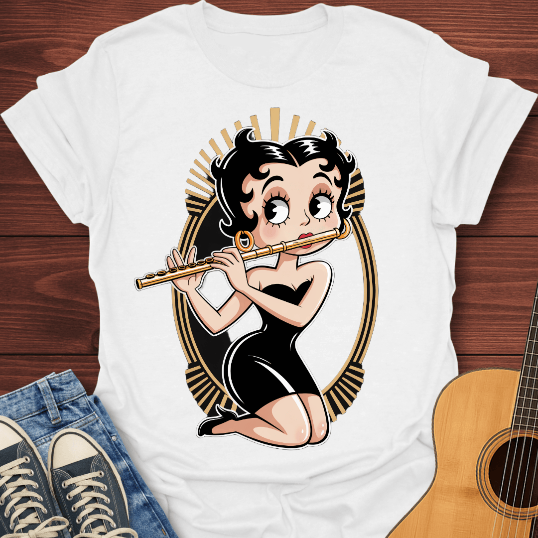 Betty on the Flute T-shirt