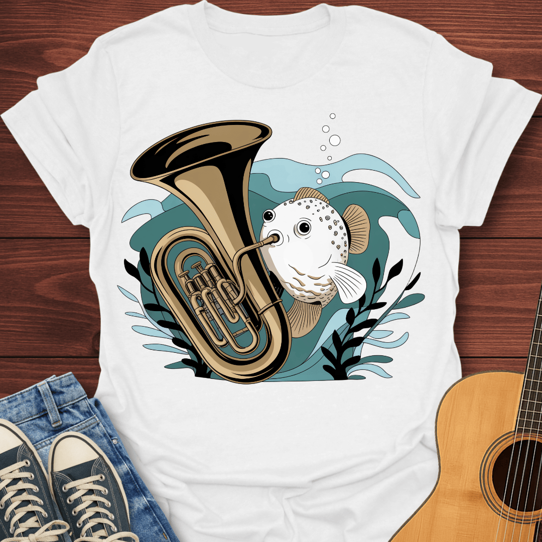 Tuba Blowfish T-Shirts