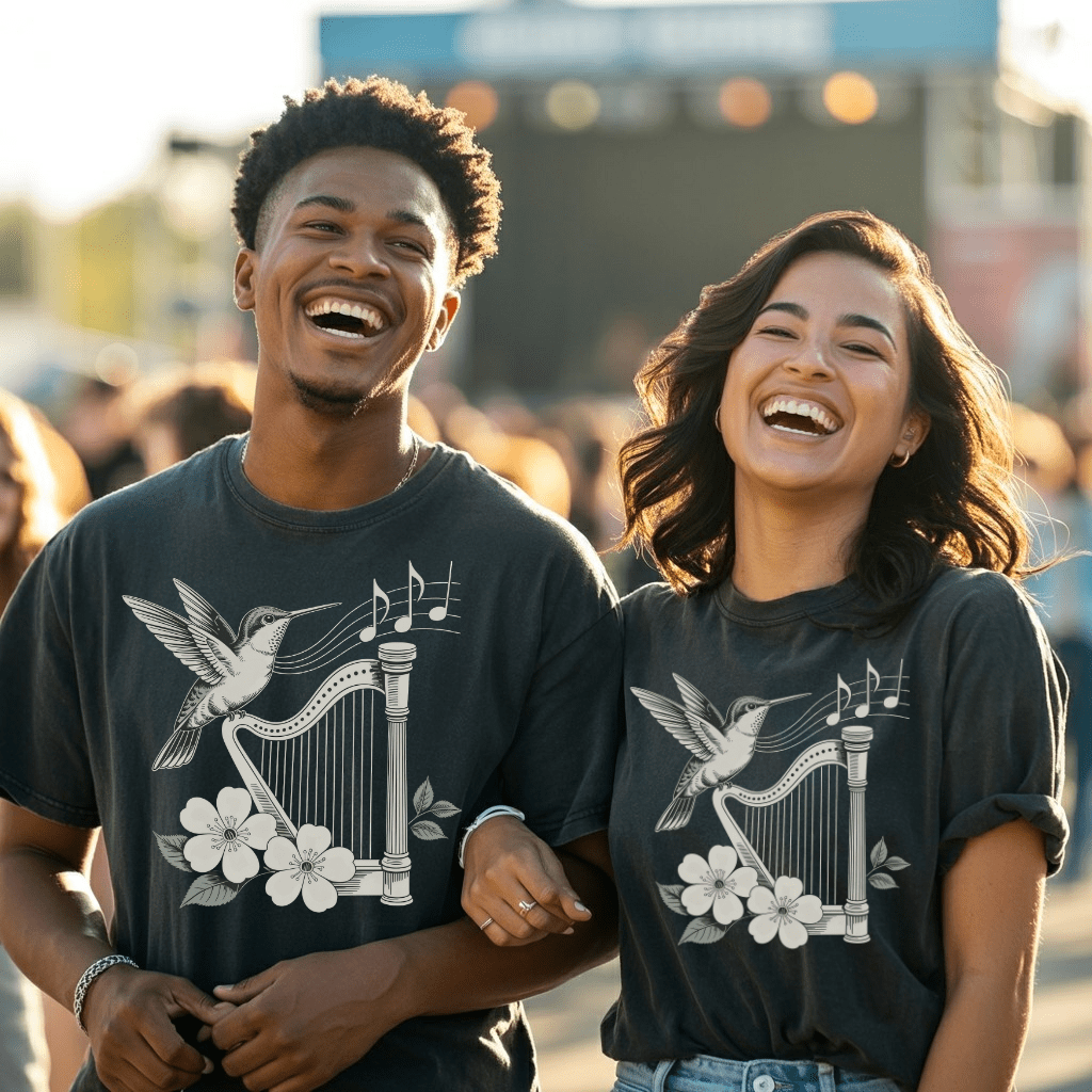 Hummingbird Harp T-Shirt