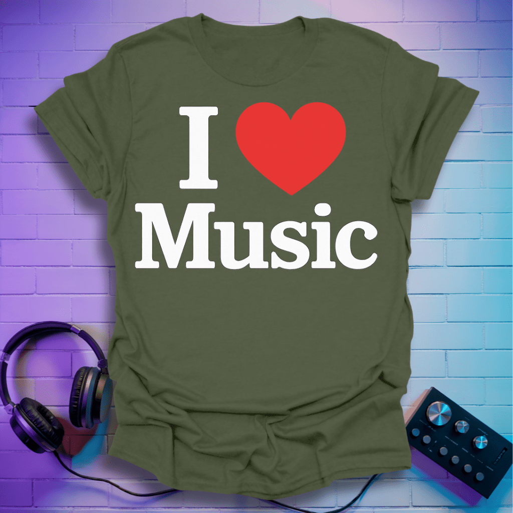 I Love Music T-Shirt –