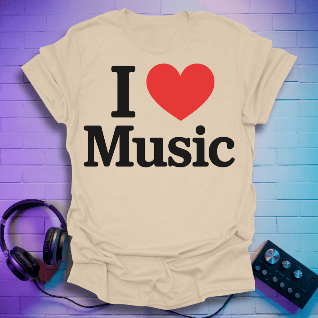 I Love Music T-Shirt –