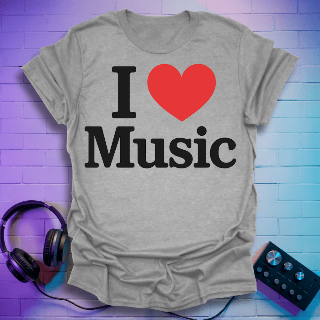 I Love Music T-Shirt –