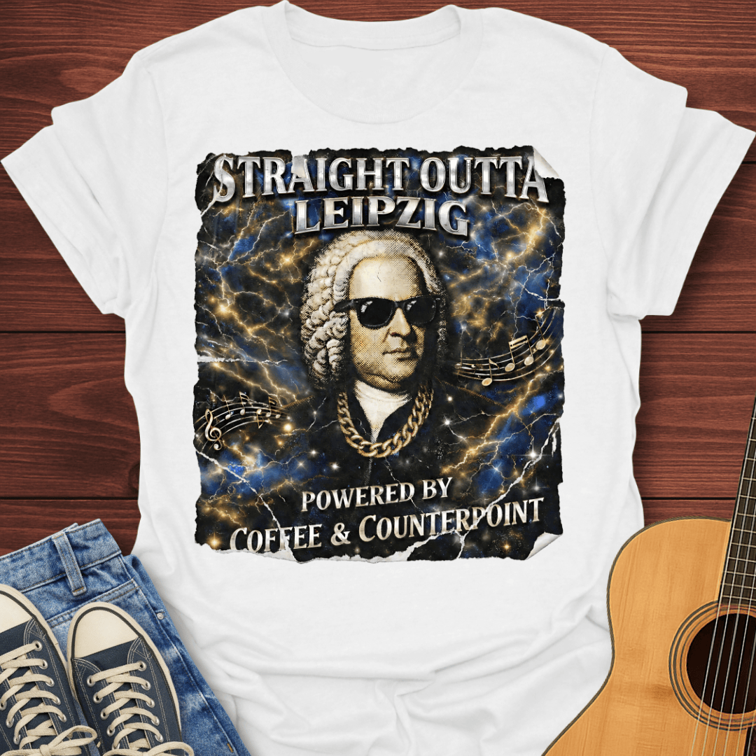 Straight Outta Leipzig Bach T-Shirt