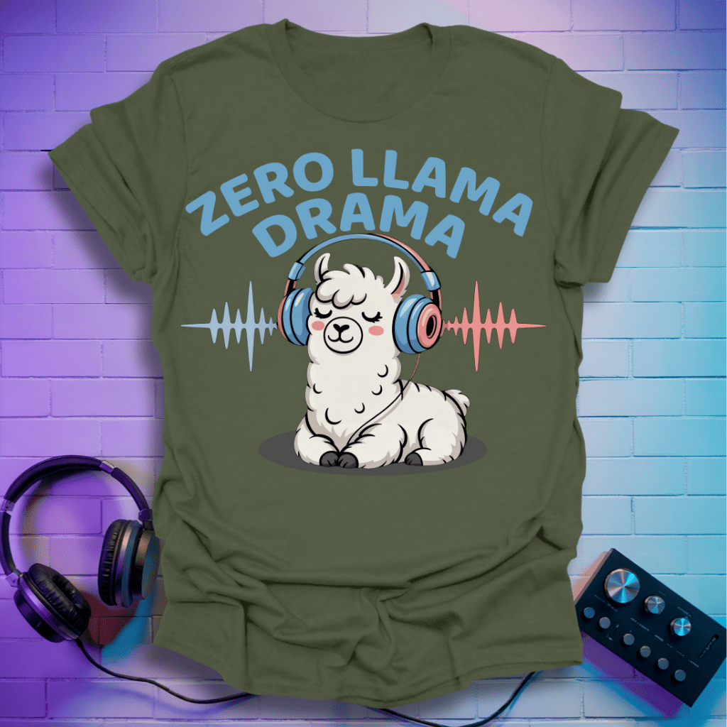 Zero Llama Drama T-Shirt