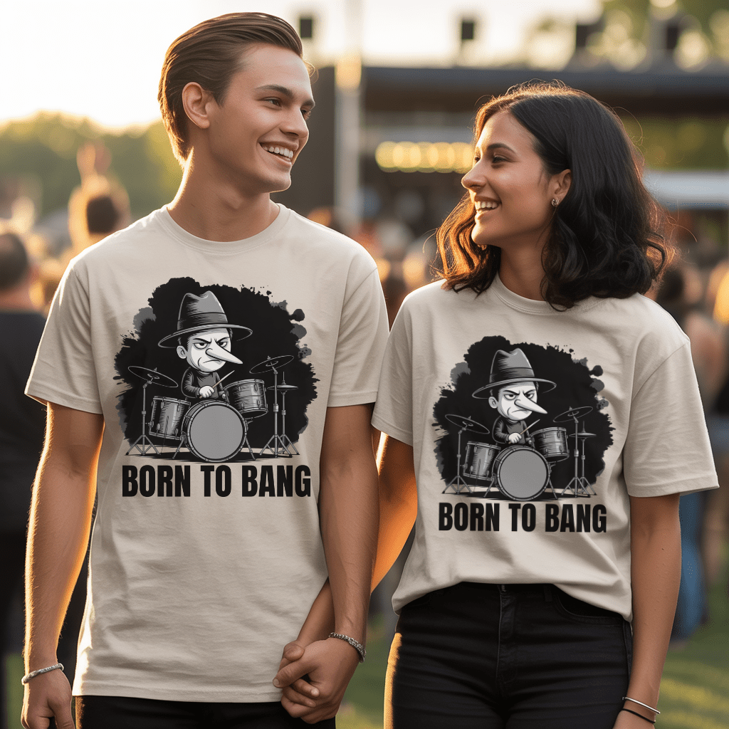 Born To Bang Drummer T-Shirt