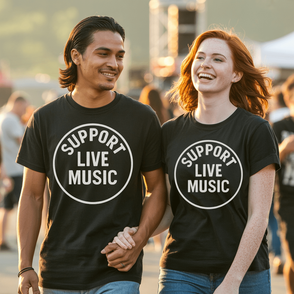 Support Live Music T-Shirt