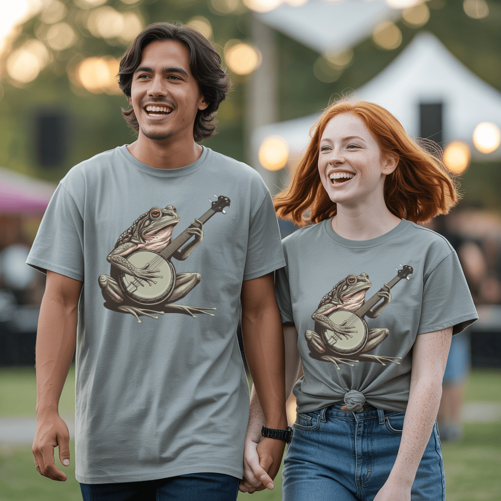 Banjo Hillbilly Frog T-Shirt