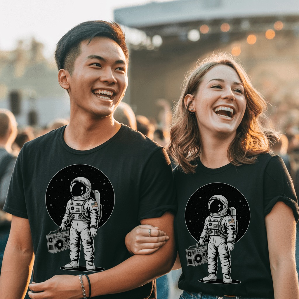 Boom Box Astronaut T-Shirt