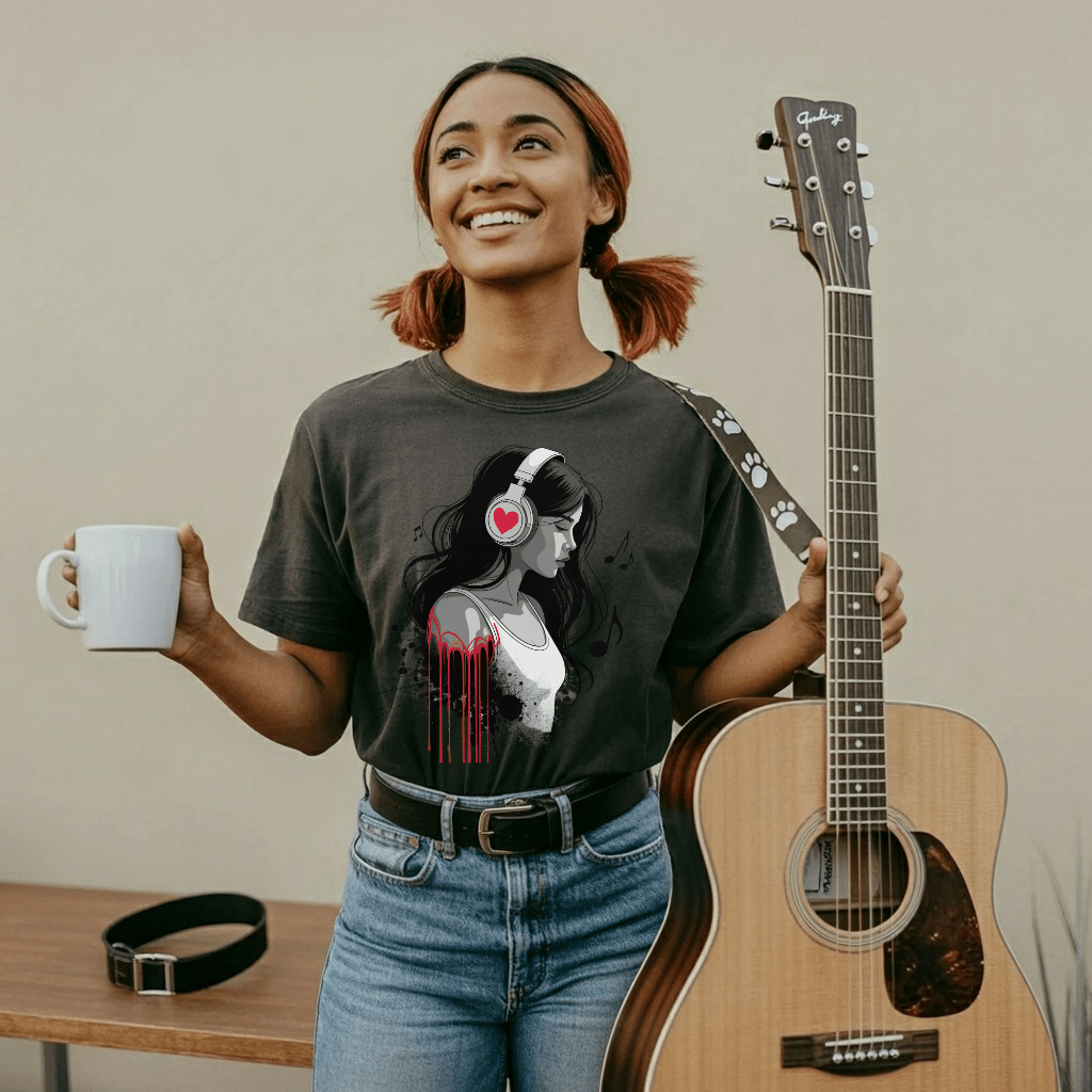 Heartbeats & Headphones T-Shirt