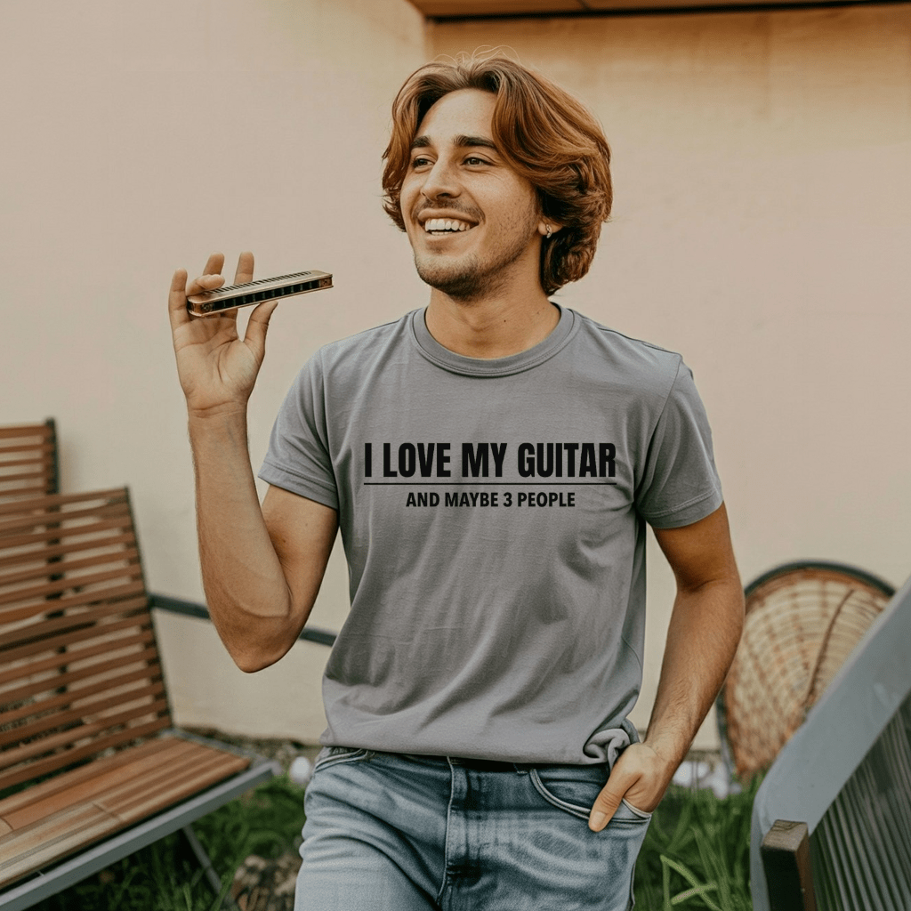 I Love My Guitar T-Shirt