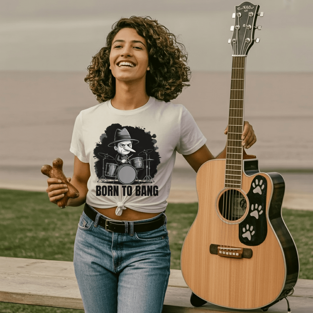 Born To Bang Drummer T-Shirt