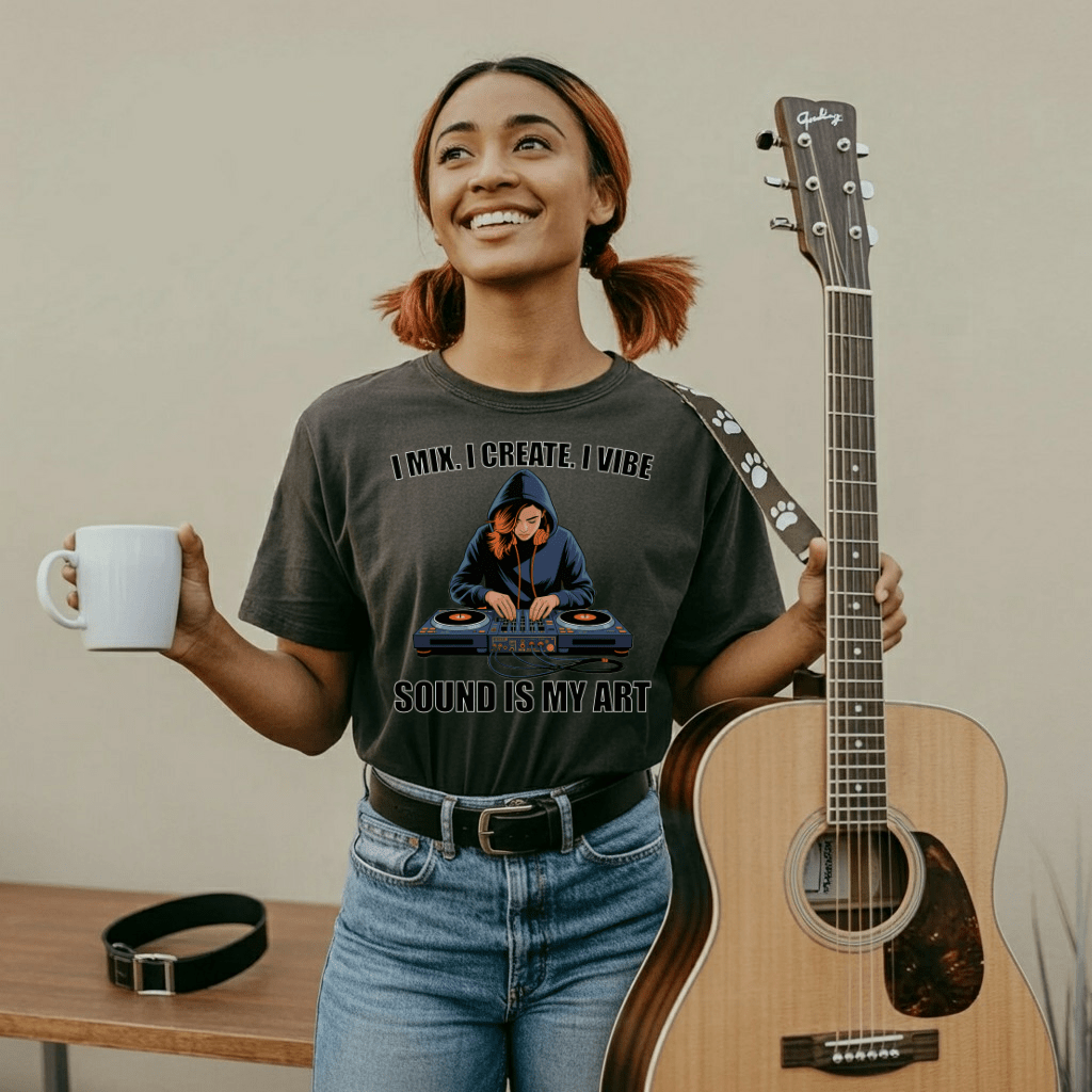 I Mix. I Create. I Vibe - Ladies T-Shirt