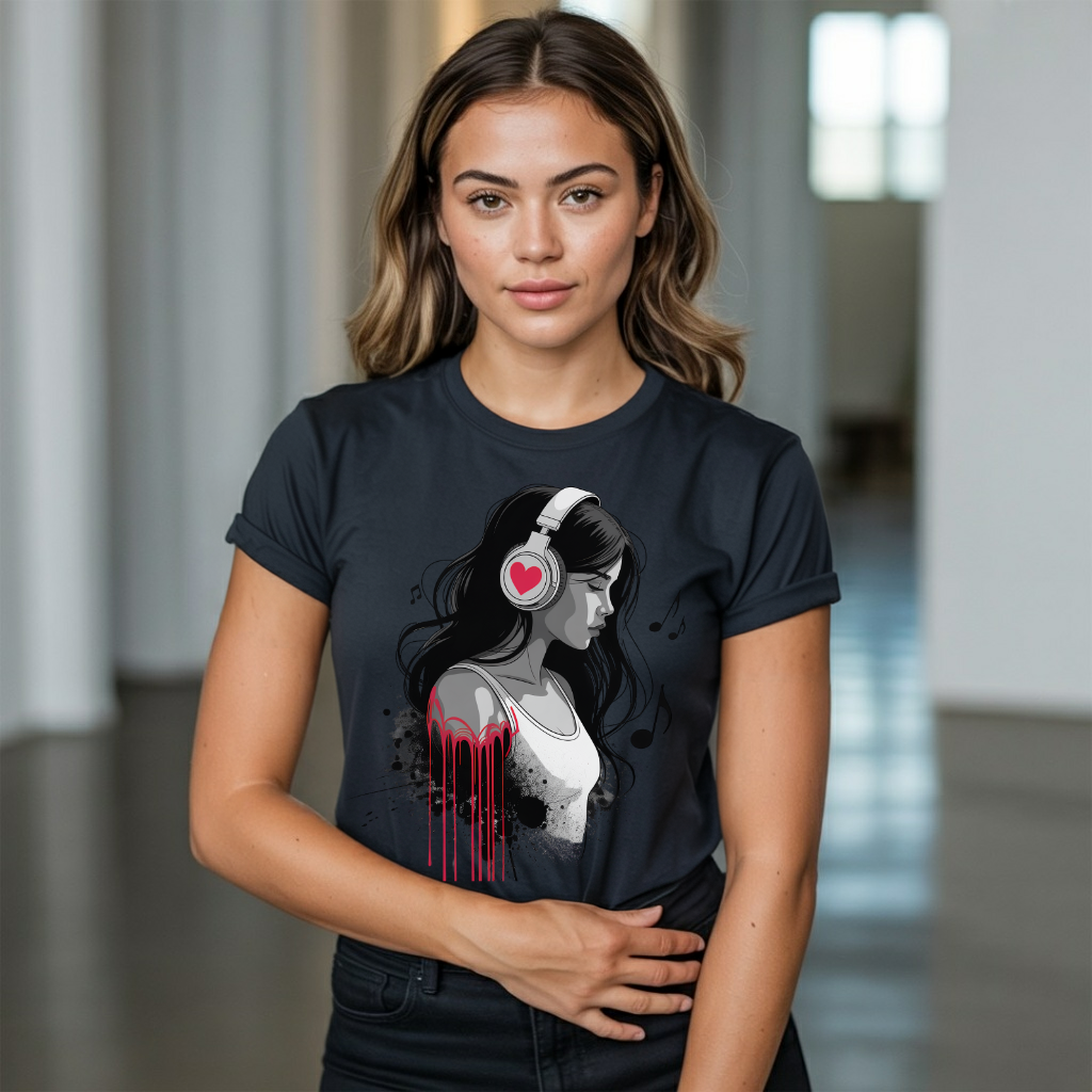 Heartbeats & Headphones T-Shirt
