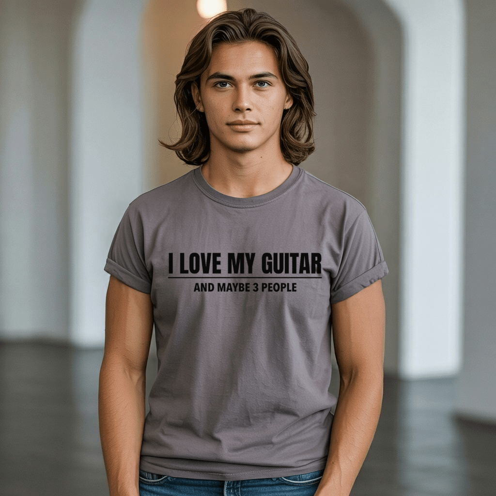 I Love My Guitar T-Shirt