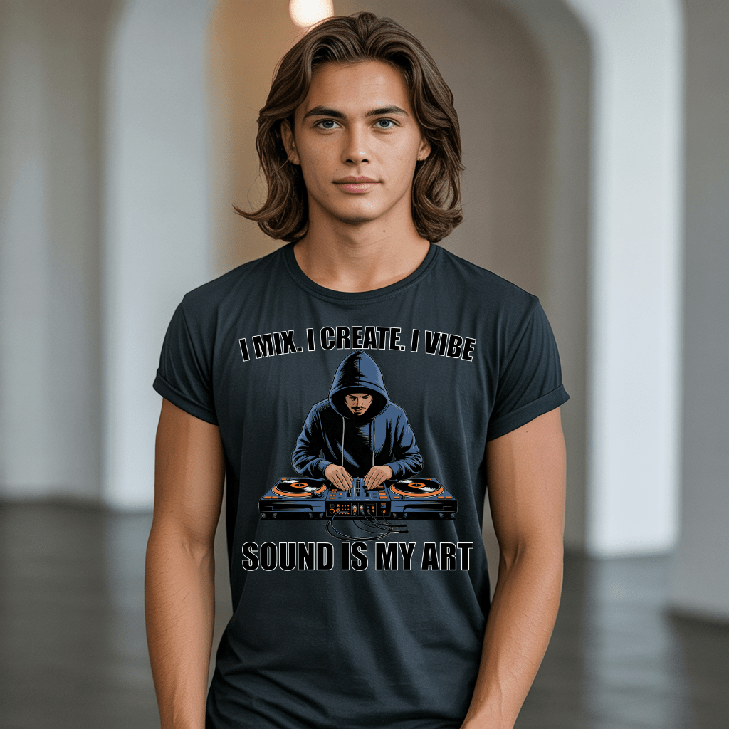 I Mix. I Create. I Vibe - Men's T-Shirt