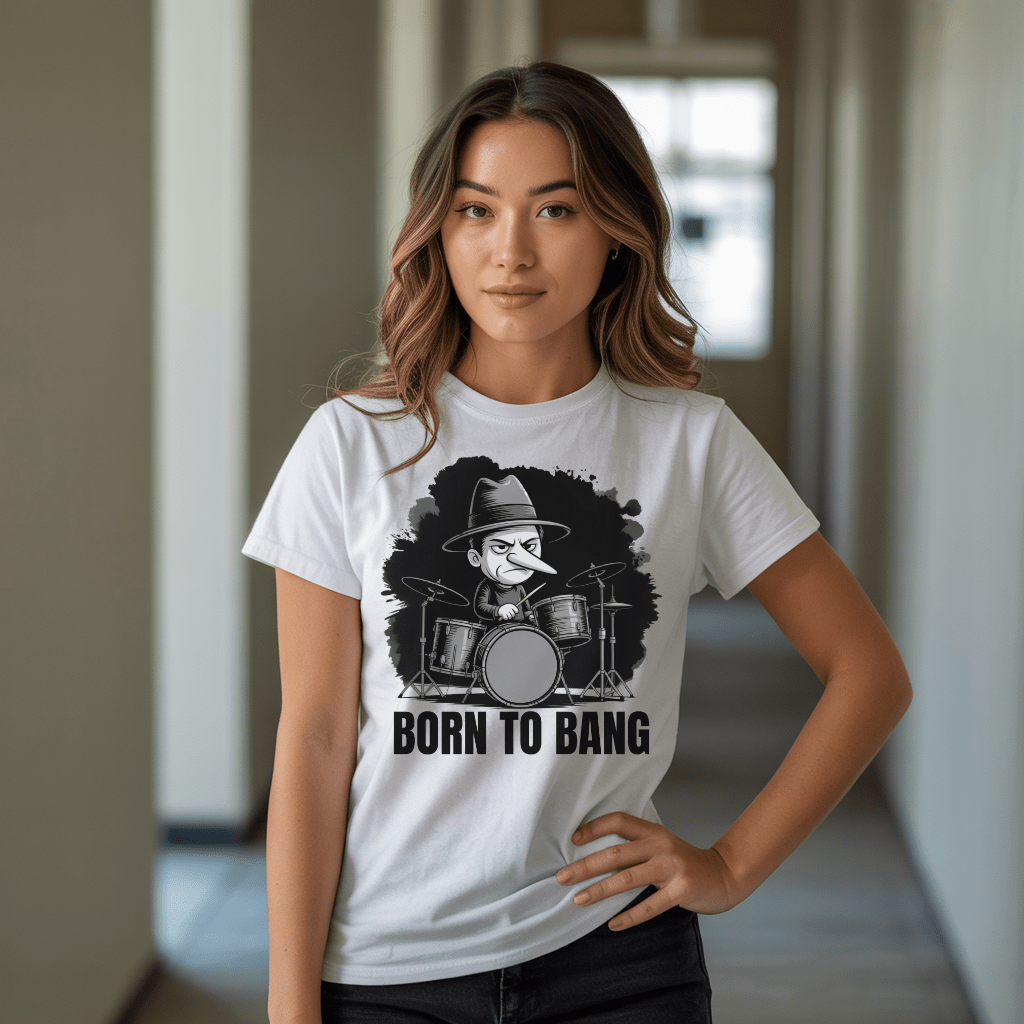 Born To Bang Drummer T-Shirt
