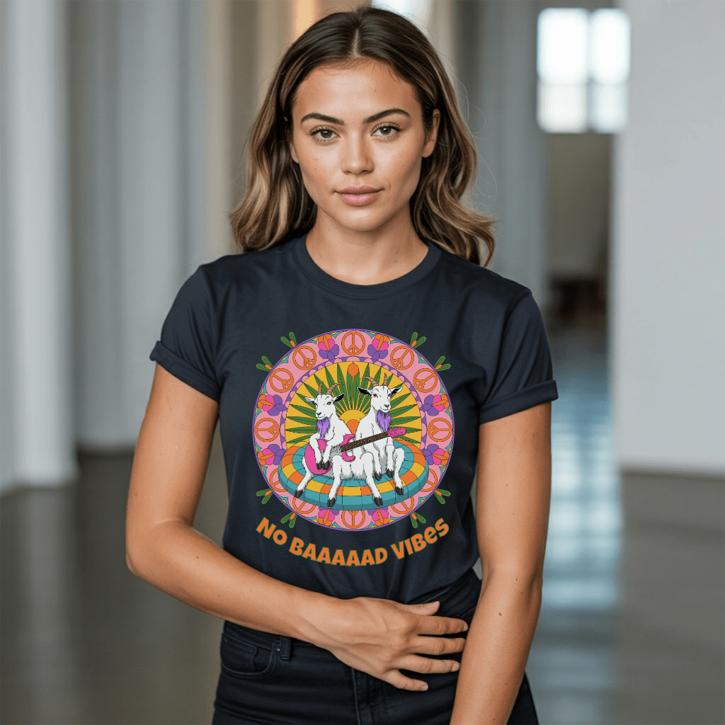 Psychedelic Guitar Goats T-Shirt