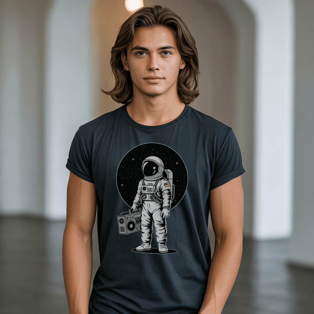 Boom Box Astronaut T-Shirt