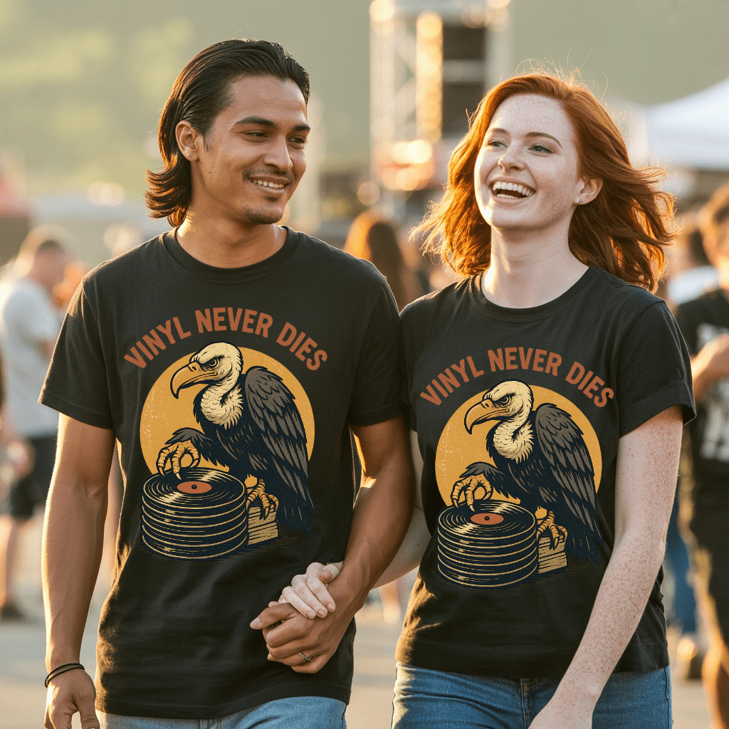 Vinyl Never Dies – Vulture Edition T-Shirt