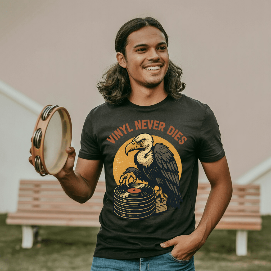 Vinyl Never Dies – Vulture Edition T-Shirt