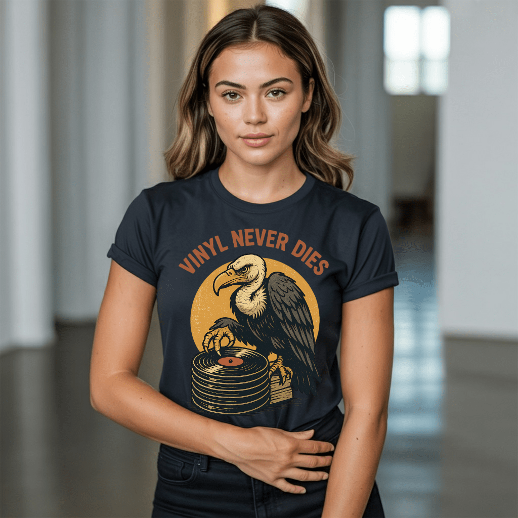 Vinyl Never Dies – Vulture Edition T-Shirt