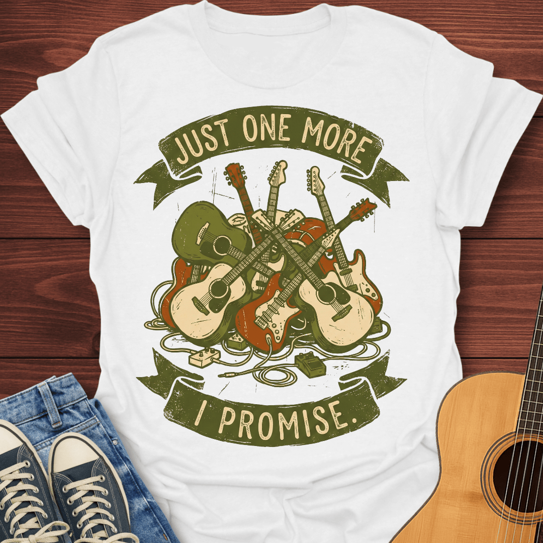Guitar Addict I Promise T-Shirt