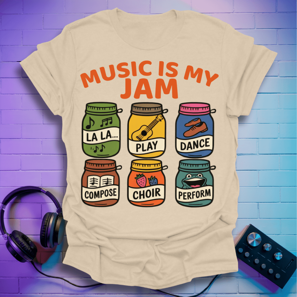 Music Is My Jam - T-Shirt