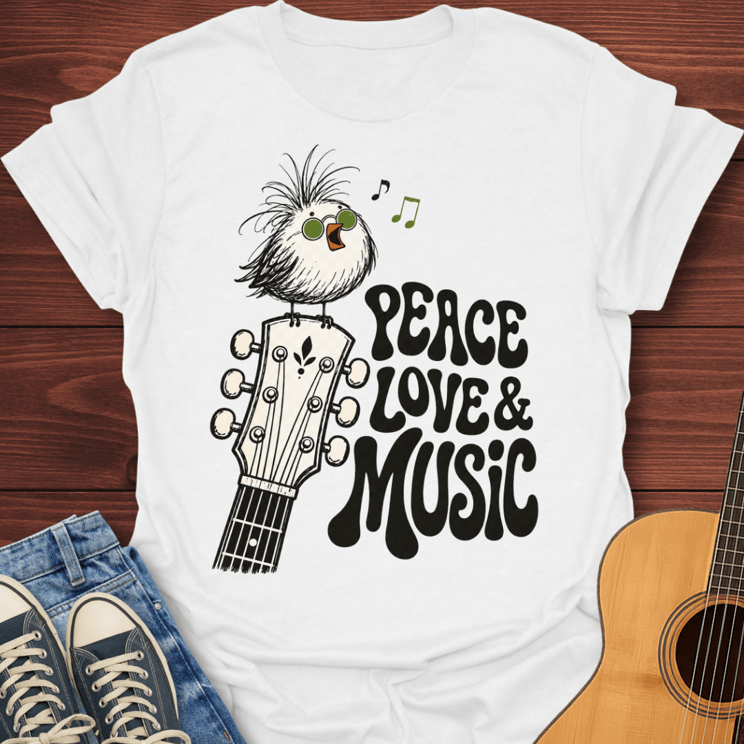 Groovy Music Bird T-Shirt