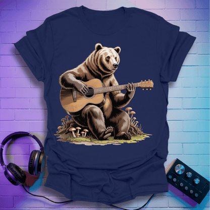 Grizzly Guitar Bear T-Shirt