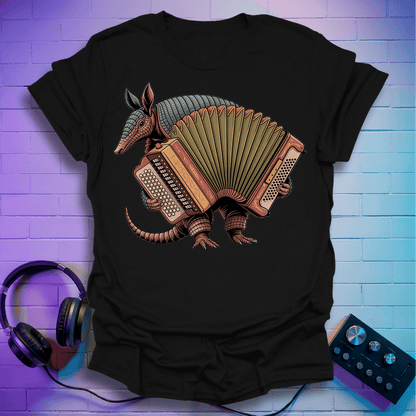 Armadillo Accordionist T-Shirt
