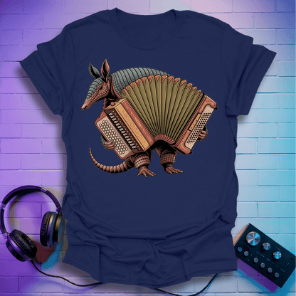 Armadillo Accordionist T-Shirt
