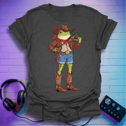 Cowboy Violin Frog T-Shirt