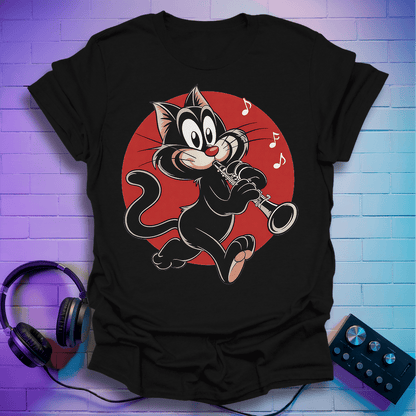 Clarinetist Cat T-Shirt