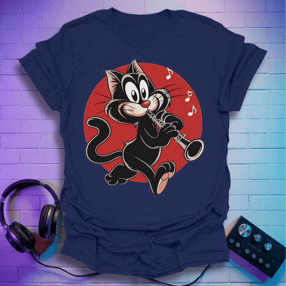 Clarinetist Cat T-Shirt