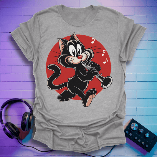 Clarinetist Cat T-Shirt