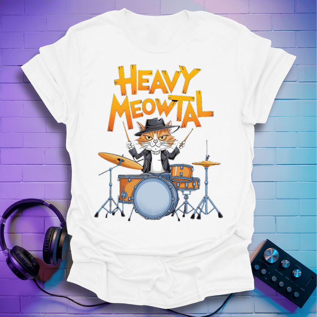 Heavy Meowtal T-Shirt