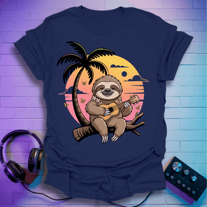 Ukulele Aloha Sloth T-Shirt