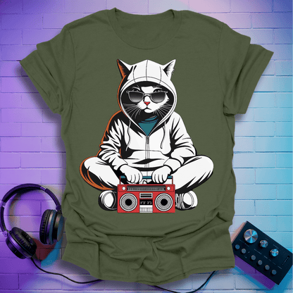 Hoodie Cat T-Shirt