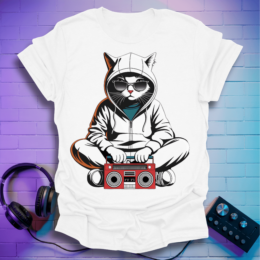 Hoodie Cat T-Shirt