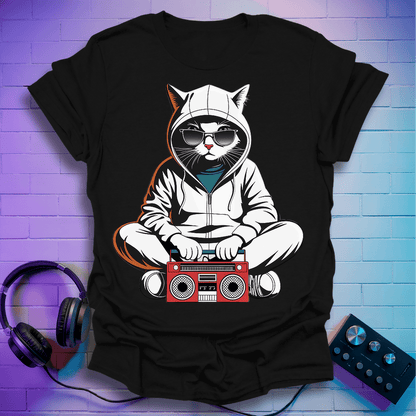 Hoodie Cat T-Shirt