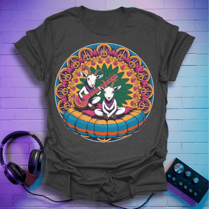Hippie Sitar Goats T-Shirt